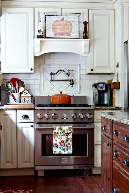 DIY mantel shelf to replace over the range microwave-www.goldenboysandme.com