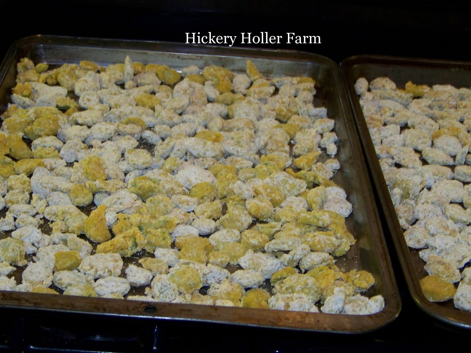 Blanching Okra And Freezing Breaded Okra