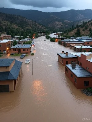 Flash Flood Emergency Grips New Mexico as Monsoon Rains Pound Burn-Scarred Terrain
