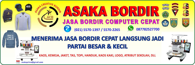 Jual Jasa Bordir Komputer kaos,emblem,logo,badge,BORDIR pangkat tni/polisi,bordir emblem, bordir logo perusahaan,bordir logo universitas,bordir logo club motor,bordir tas