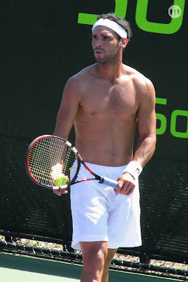 Alejandro Falla Shirtless at Miami Open 2007