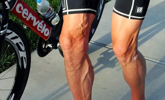 Effect of cycling on legs in Male and Female, cyclist legs before and after