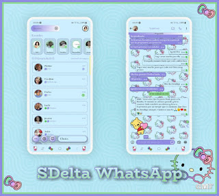 Hello Kitty Pink Theme For YOWhatsApp & Delta WhatsApp
