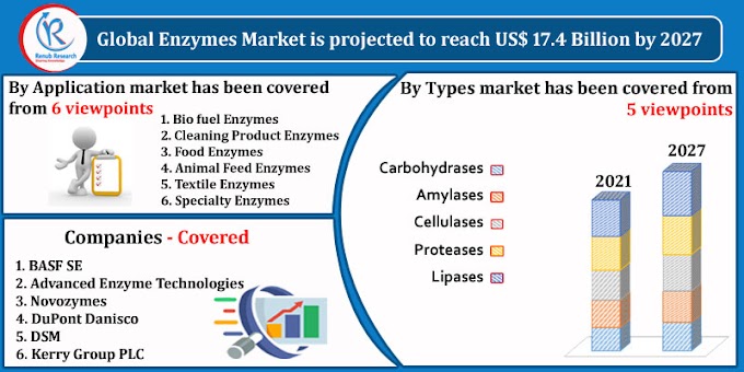 Industrial Enzymes Market, by Types, Companies, Forecast by 2027
