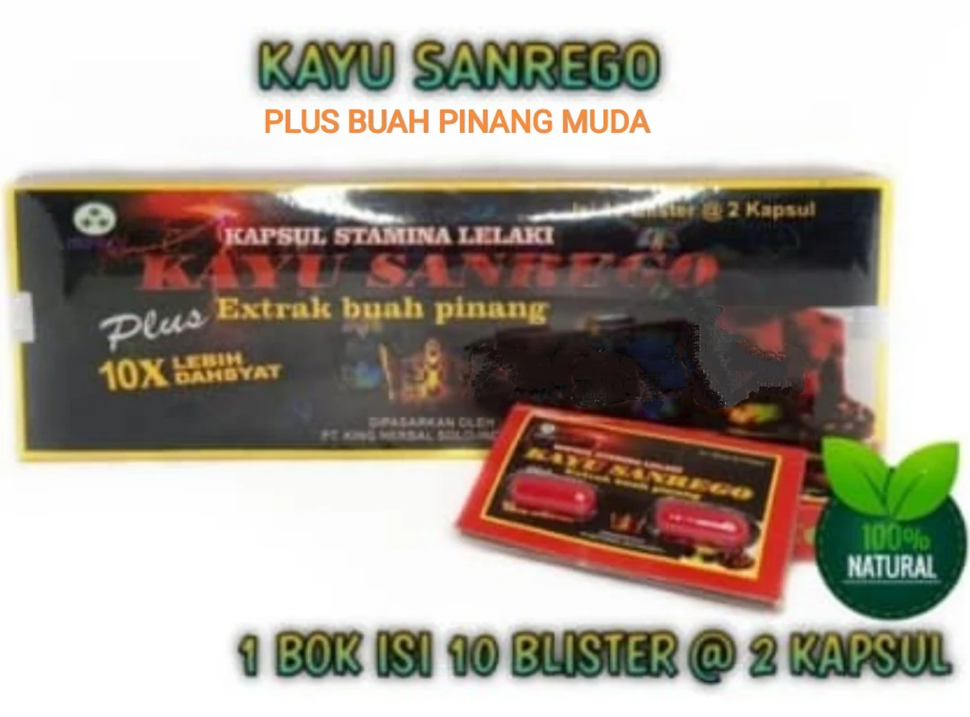 jual kapsul sanrego plus buah pinang di surabaya