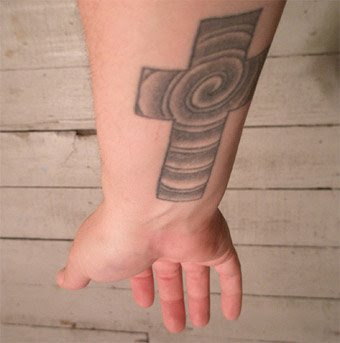 Cross Tattoos On Forearm