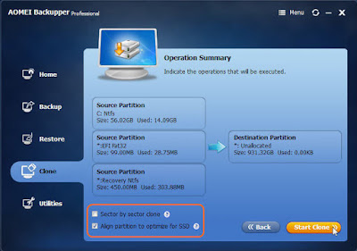 Cara cloning hard disk / transfer system operasi (Windows) ke hard disk lain