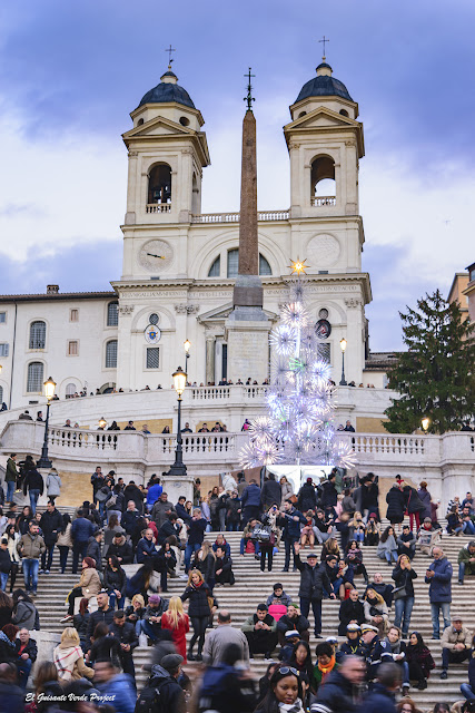 Piazza di Spagna, Santissima Trinità dei Monti - Roma, por El Guisante Verde Project