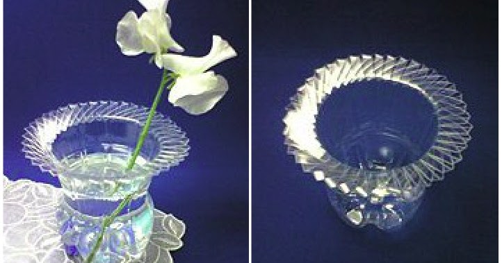 Kreasi Kerajinan  Tangan Membuat Pot Bunga Dari Botol 