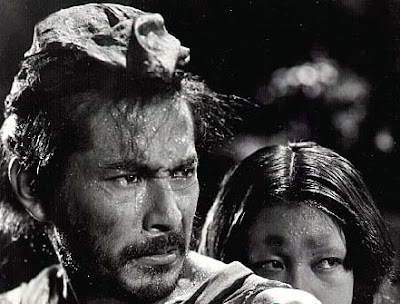 Mifune and Machiko Kyo in Rashomon