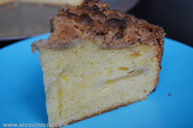 Tarta de manzana alemana. Pastel de manzana alemán