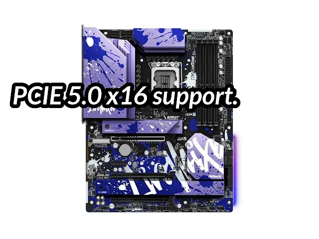 PCIE 5.0 x16 support.