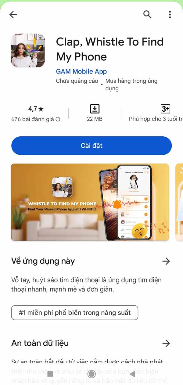 Clap, Whistle To Find My Phone - Tải ứng dụng trên Google Play a2