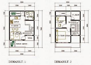 50+ Contoh Gambar Denah Rumah Minimalis - Rumah Minimalis