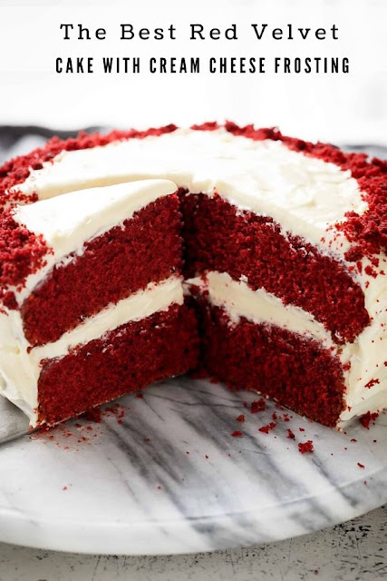 The Best Red Velvet Cake with Cream Cheese Frosting #The Best #Red Velvet #Cake with #Cream #Cheese #Frosting Cake Recipes From Scratch, Cake Recipes Easy, Cake Recipes Pound, Cake Recipes Funfetti, Cake Recipes Vanilla, Cake Recipes Bundt, Cake Recipes Homemade, Cake Recipes Chocolate,