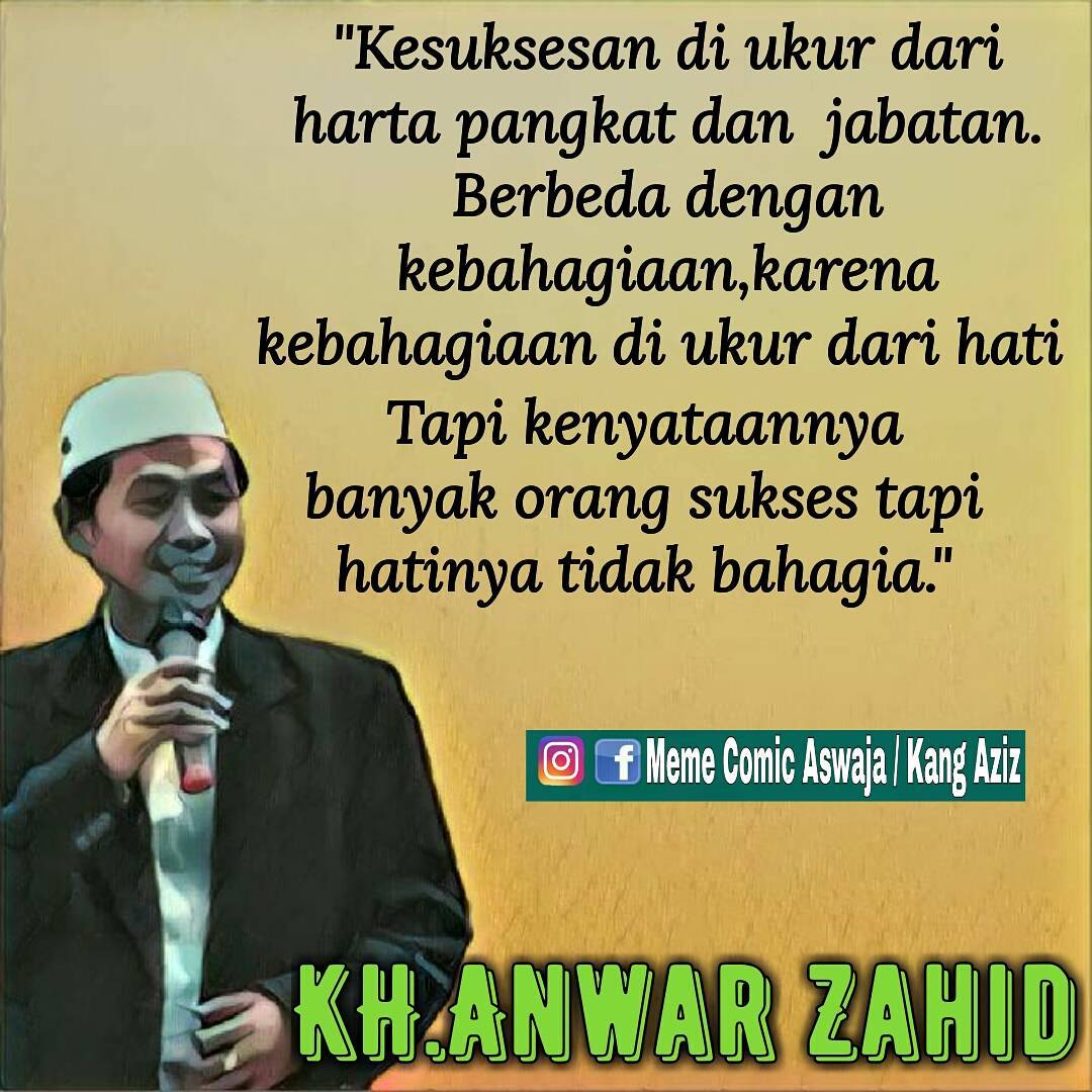 Gambar Kata Lucu Kh Anwar Zahid DP BBM Lucu Untuk Hari Ini