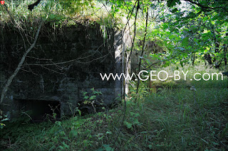 Polish machine gun bunker. The sixteenth bunker in the village of Cyganie