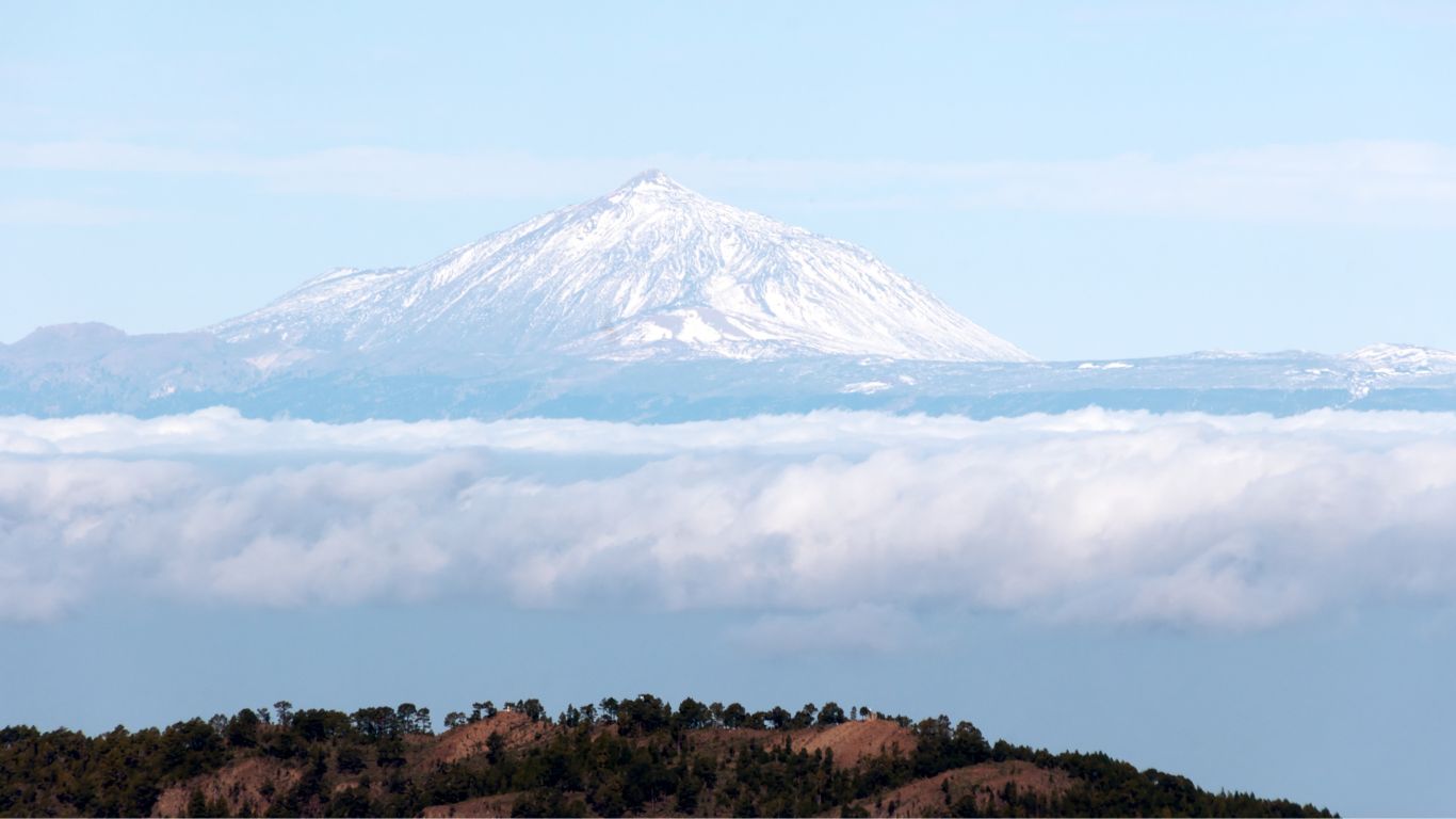 6 fotos del Teide nevado