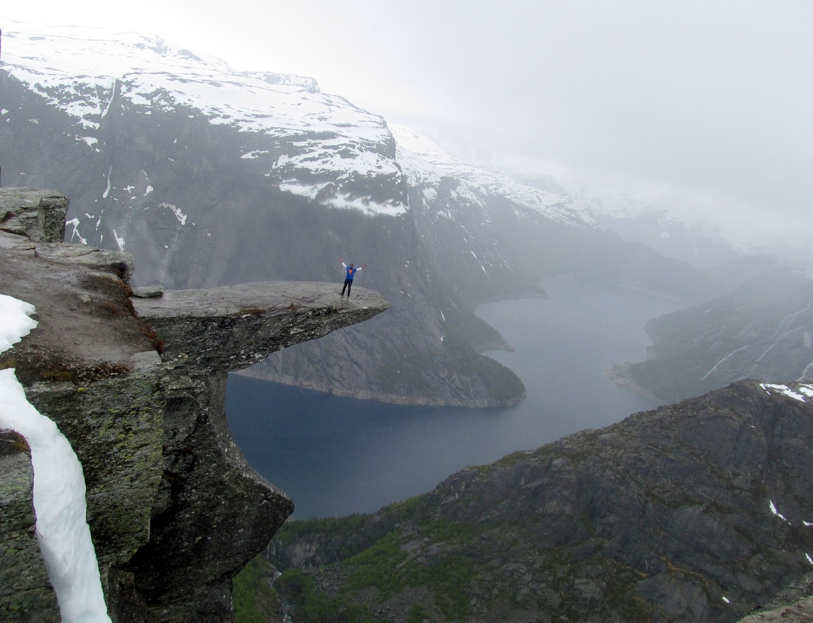 This is me...:): Death-defying experience in Trolltunga Hike