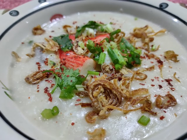 Menu Ringkas Bubur Nasi. Campak-campak Terus Jadi