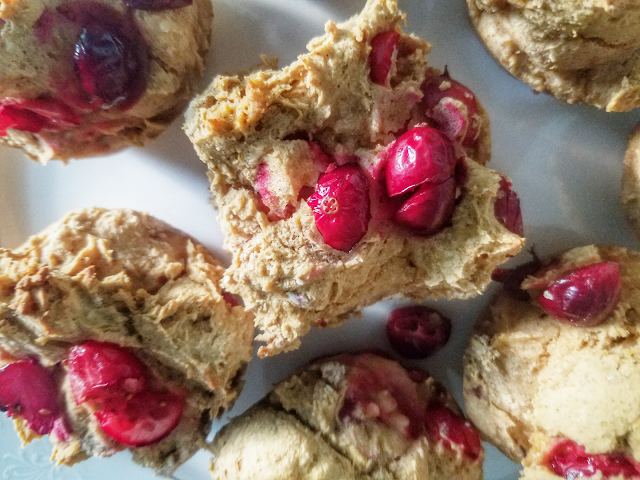 Gluten Free Pumpkin Cranberry Muffins