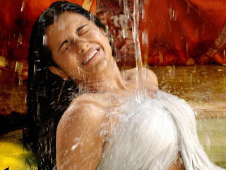 trisha bathing