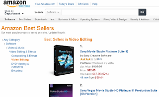 Cheap Video Editing Software on Amazon