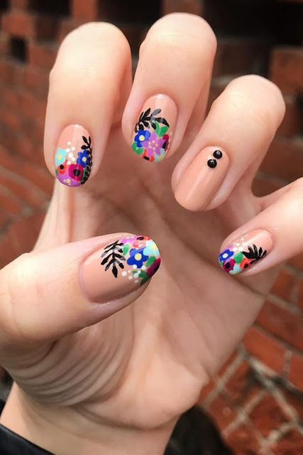 Beautiful Flower Nail Art Designs & Ideas