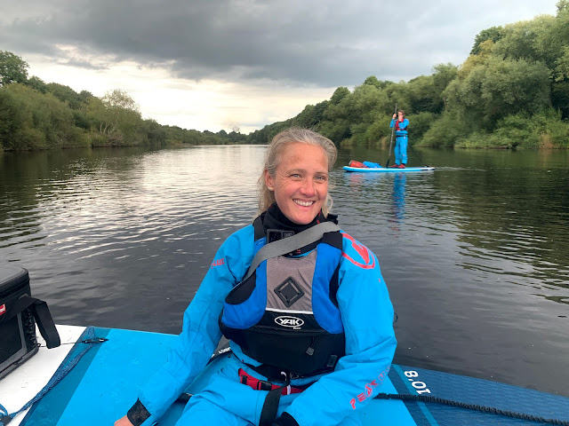 paddleboarding on river tyne northumberland