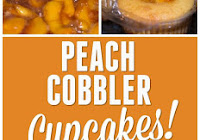 PEACH COBBLER CUPCAKES