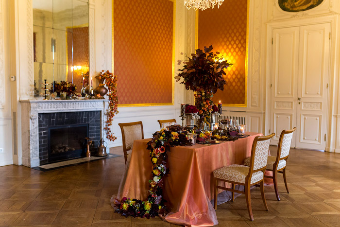 Hochzeit in der Villa Rothschild mit bunter Tafel