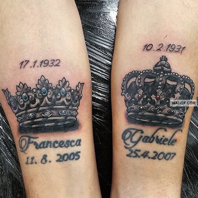 69+ Gambar Tato Raja Ratu / King Queen Tattoos Terbaru Paling Keren Di Lengan Tangan, Punggung