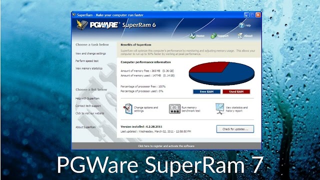 PGWare SuperRam 7.6.22.2020 Free Download With Key