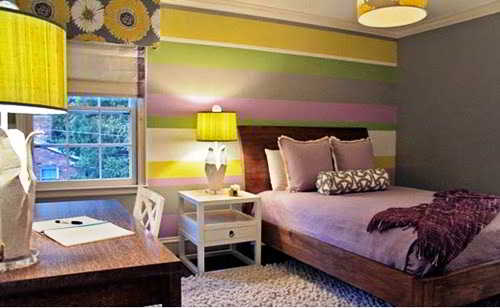 40 warna cat kamar tidur utama minimalis sempit kecil mungil