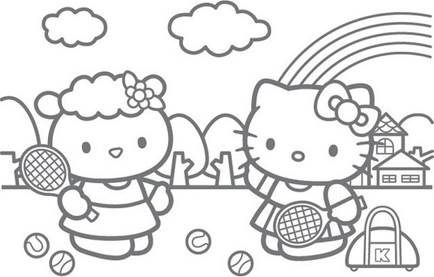 Free Printable Coloring Pages Hello Kitty  Hello Kitty Colouring Page Free  Printable Coloring Pages
