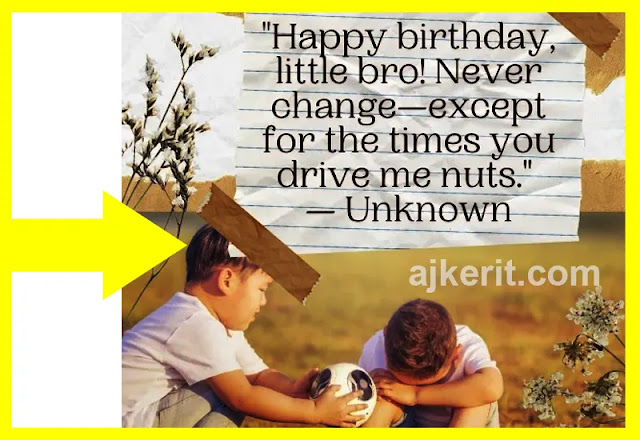 ছোট ভাইকে জন্মদিনের শুভেচ্ছা ইংরেজিতে | Birthday Wishes for Little Brother
