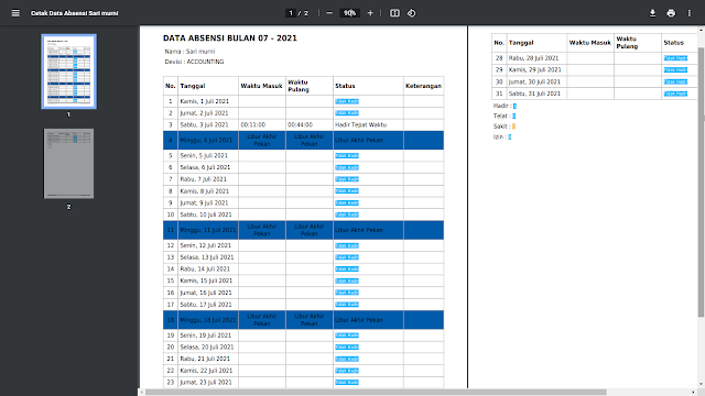 jurnal absensi berbasis android