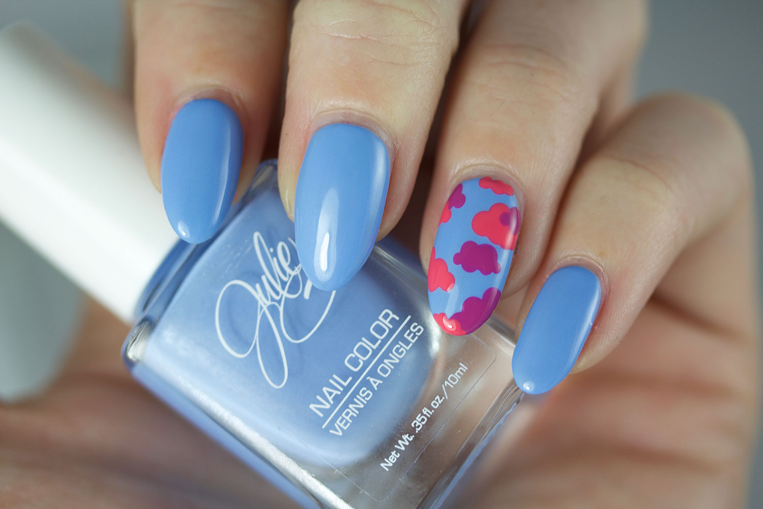 The Daily Nail, Jesse's Girl, Julie G, Santorini, swatch