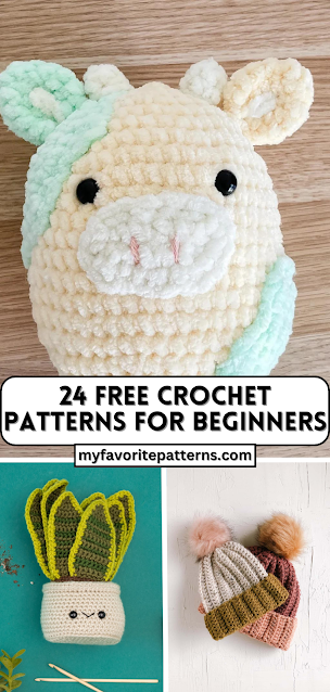 Crochet Squishy Cow - Free Crochet Pattern