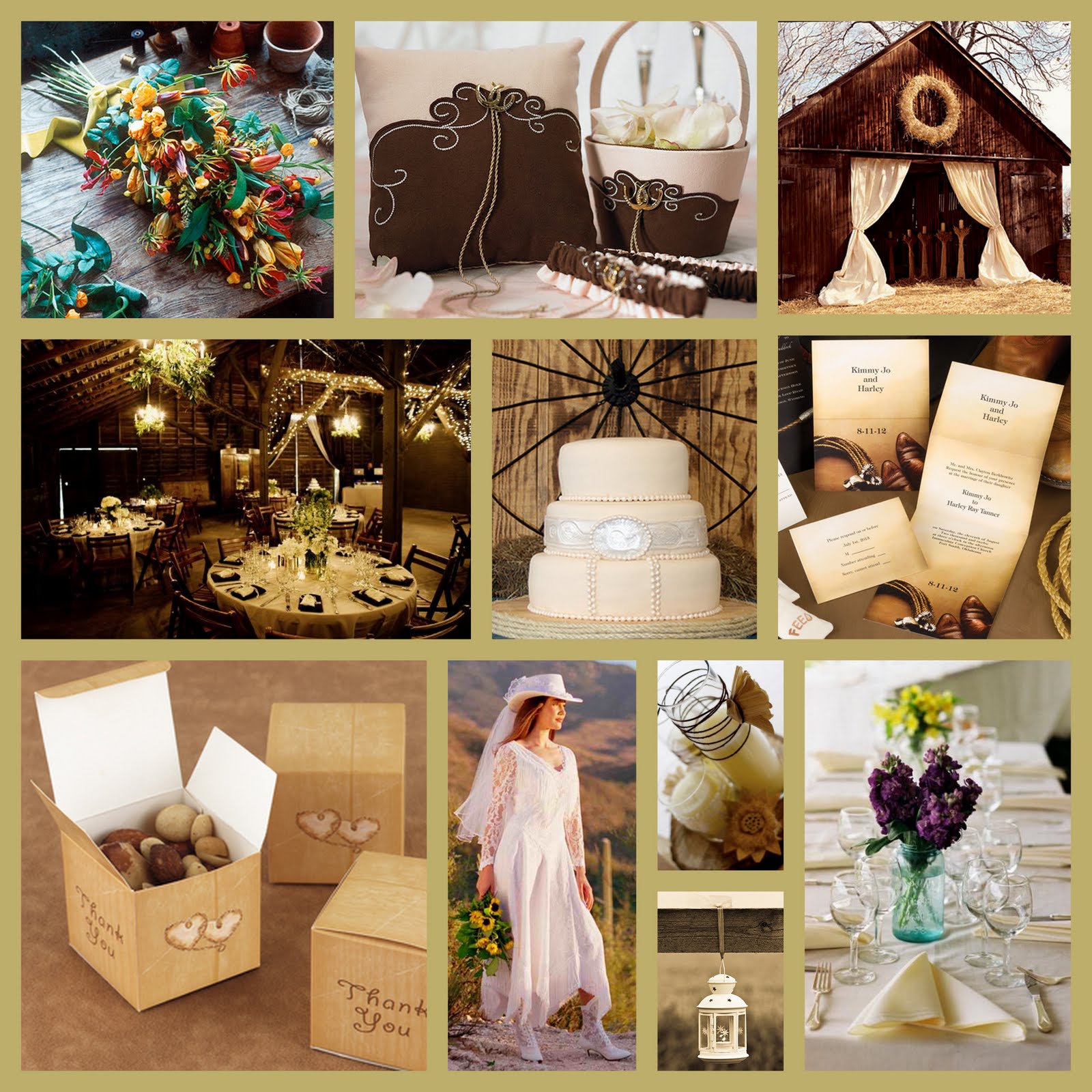 Wedding Theme: Western/Rustic