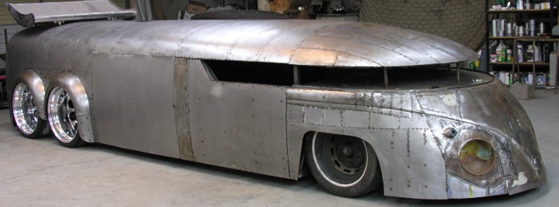 Labels innovative Kombi Rat Rods streamliner VW