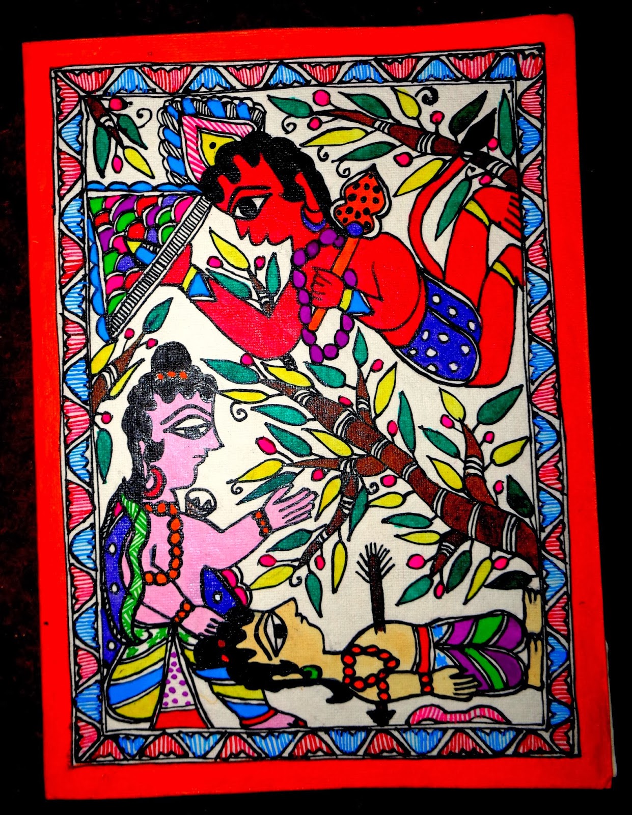 Madhubani Painting (Bihar) 