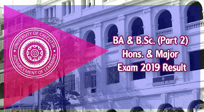 Calcutta University Part 2 Hons. & Gen. Exam Result