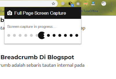 full page screenshoot proses