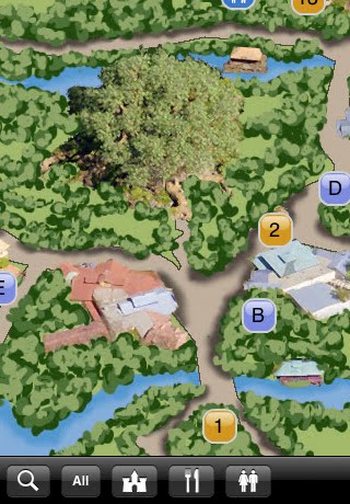 Disney's animal kingdom map