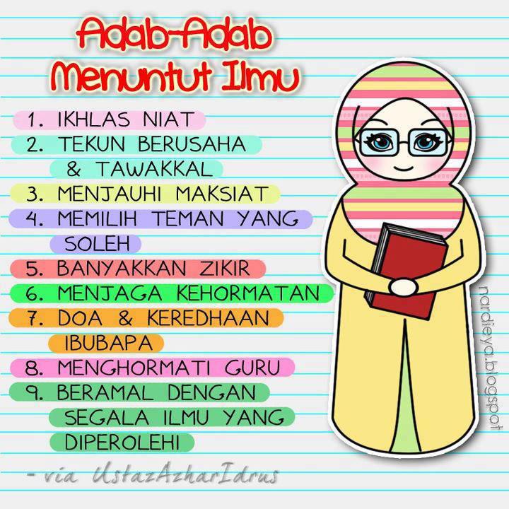 Tinta-tinta Ilmu: Adab-adab Menuntut Ilmu