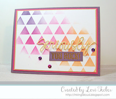 Seriously card-designed by Lori Tecler/Inking Aloud-stamps and dies from Lil' Inker Designs