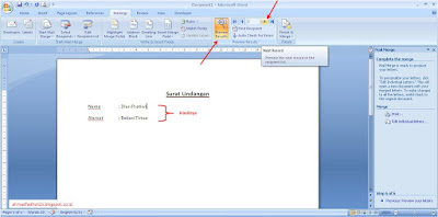 Membuat Surat Massal Menggunakan Mail Merge di Microsoft Office Word