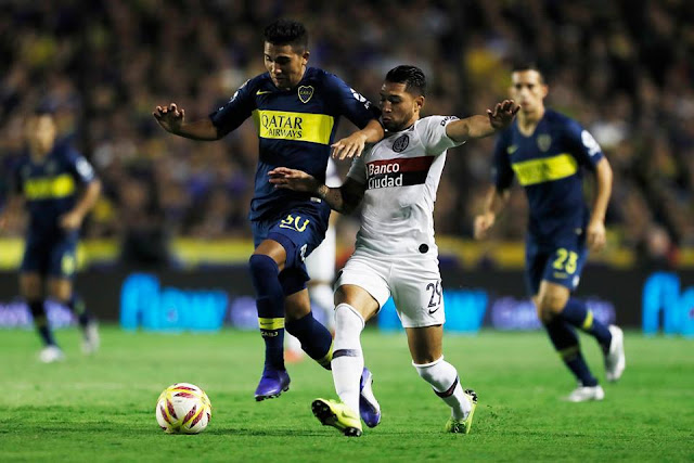 Boca goleó 3-0 a San Lorenzo con goles de Zárate, Nández y Villa 