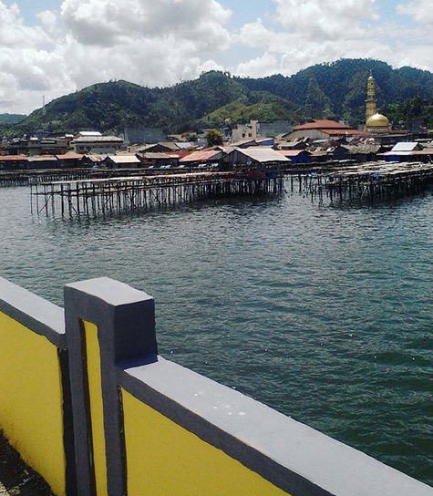 [http://FindWisata.blogspot.com] Jembatan Kuning Sibolga, Tempat Yang Cocok Melihat Sunset Dan Keindahan Laut Sibolga